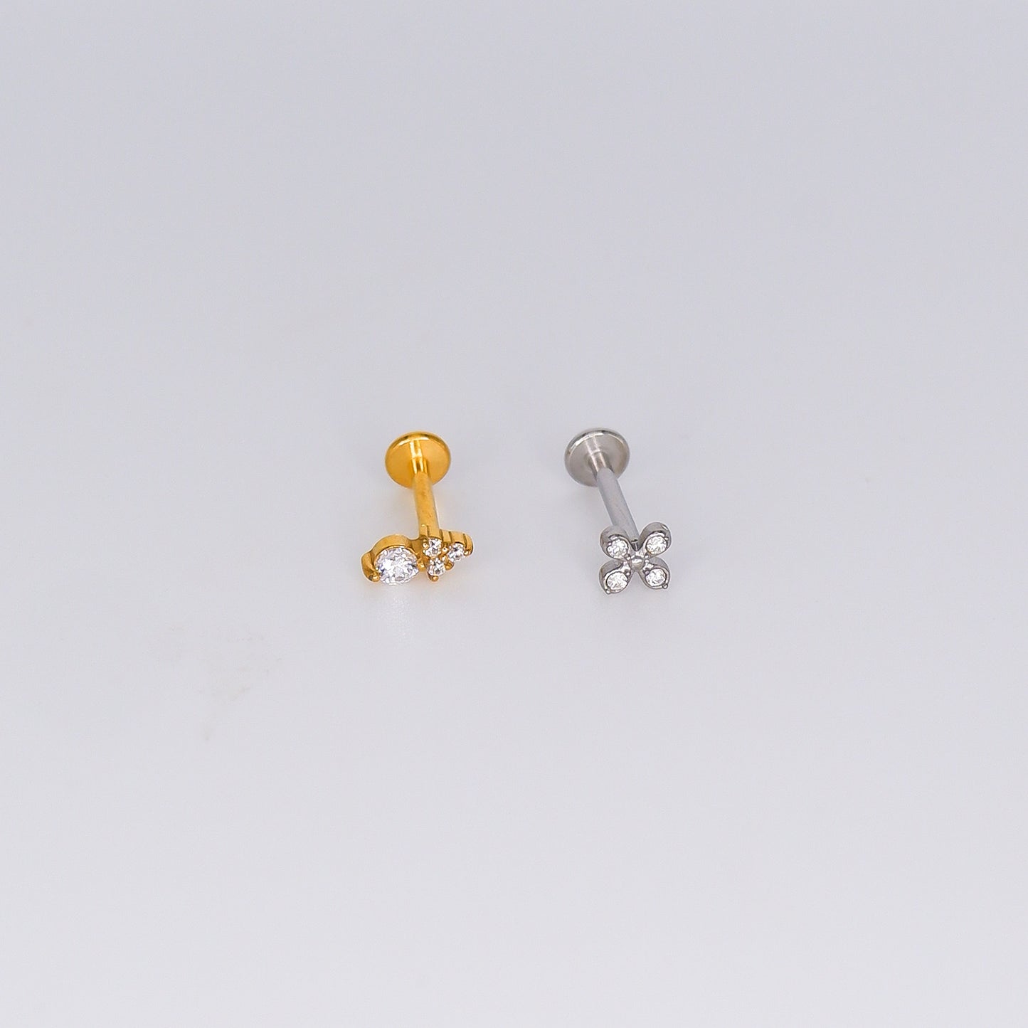 Piercing Achatado Flor