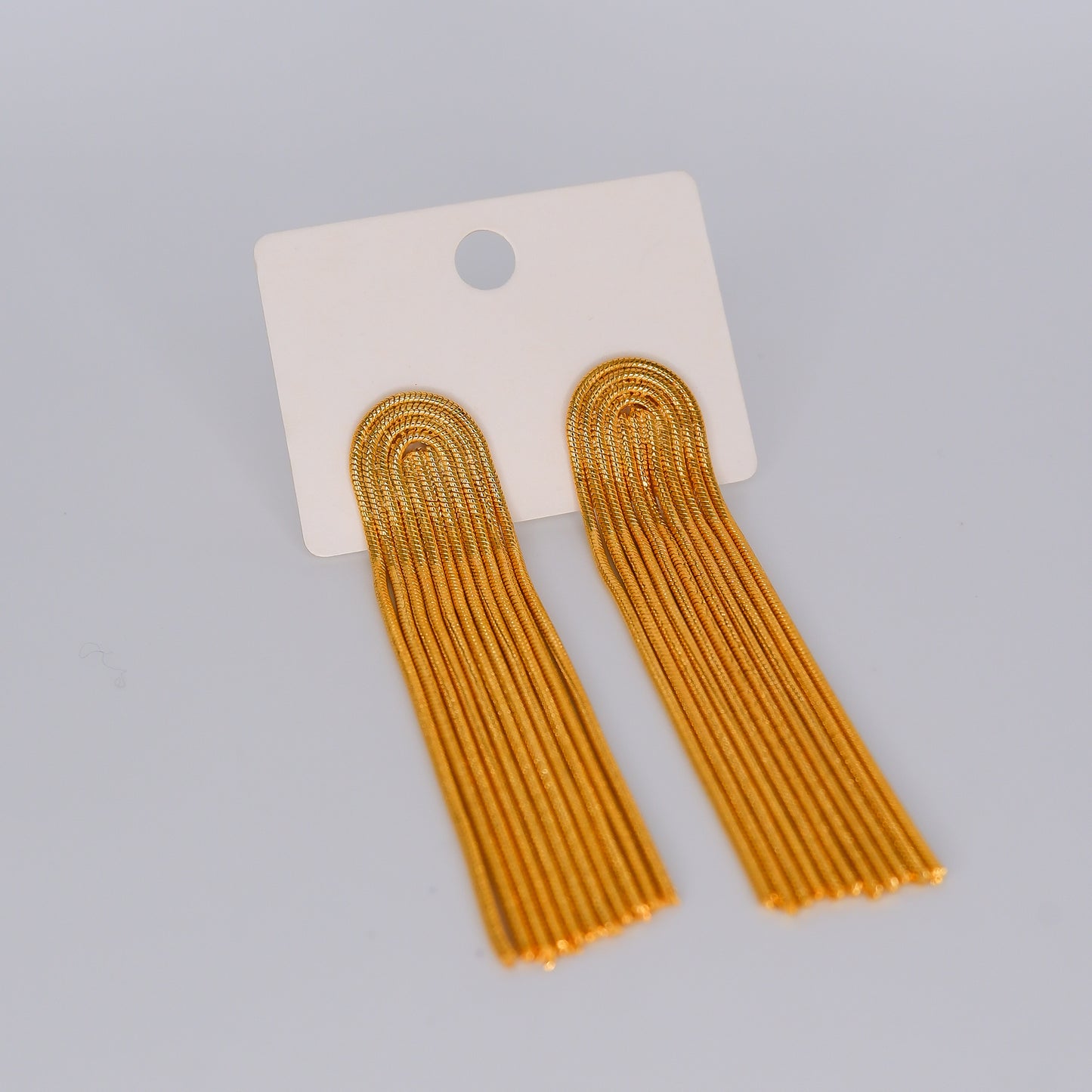 Brinco de Espeto Dourado Compridos
