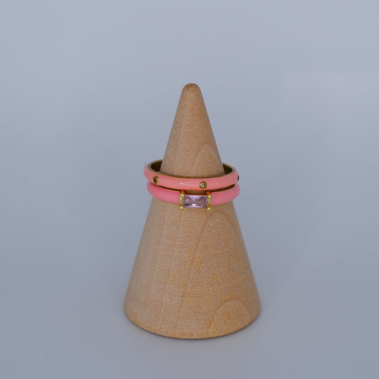 Anel S925 Rosa