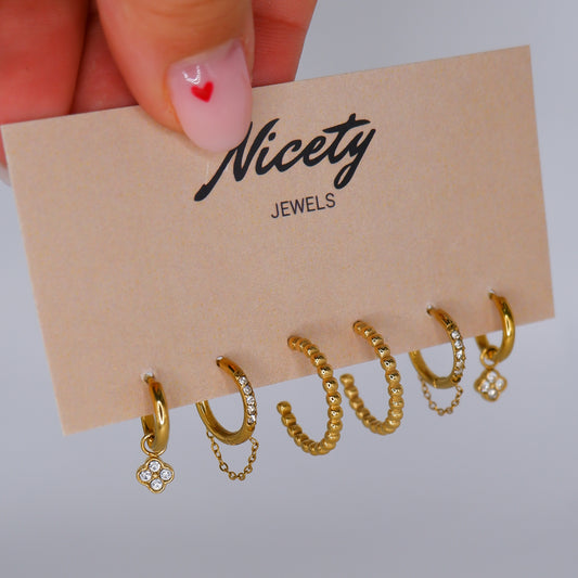 Pack Dourado com Correntes