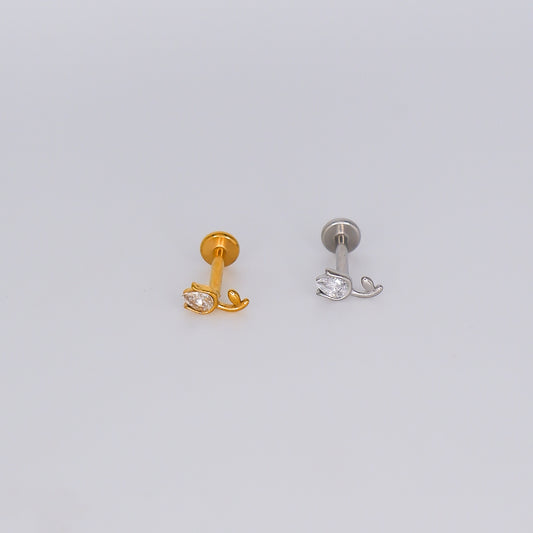 Piercing Achatado Flor