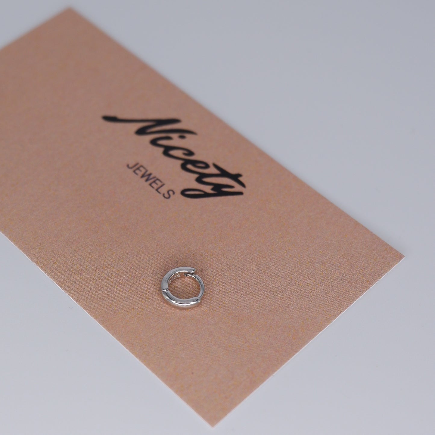 Mini Argolas 4,5mm S925 Prateada