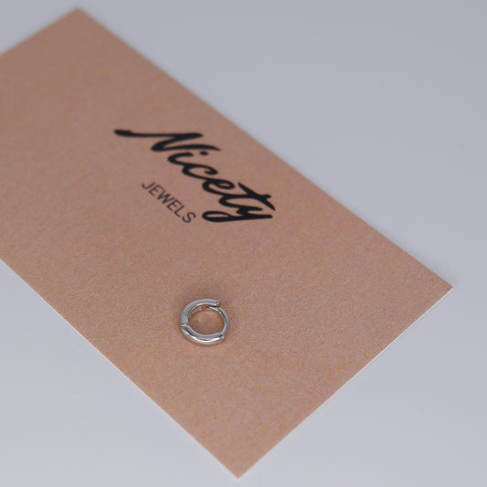 Mini Argolas 4,5mm S925 Prateada
