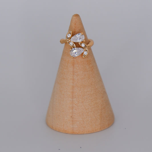 Earcuff Hipoalergénica Gotas Transparentes