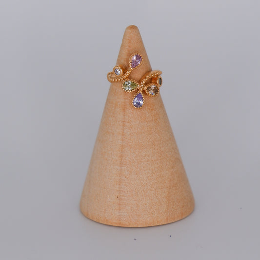 Earcuff Hipoalergénica Folha Tons Pastel