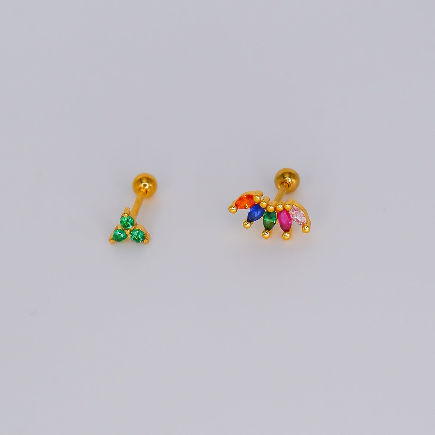 Piercing aperta atrás Flor e Coroa