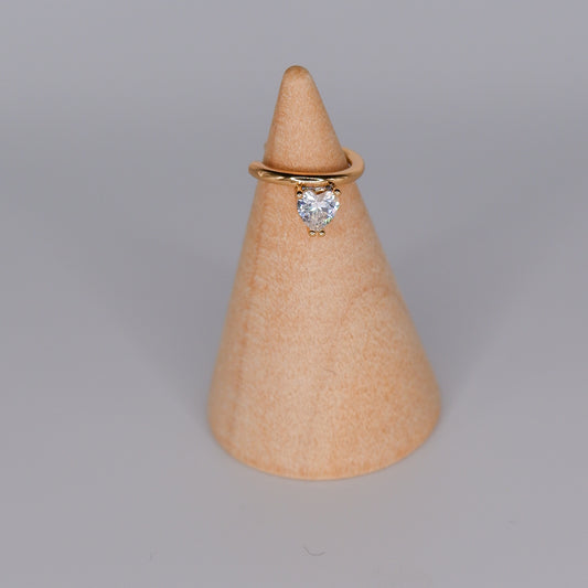 Earcuff Hipoalergénica Coração