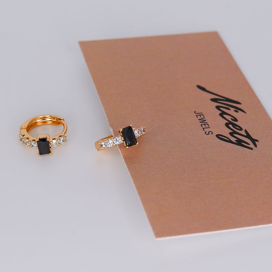 Argola com Rectângulo Preto