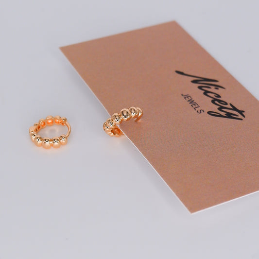 Argola Hipoalergénica Bolinhas