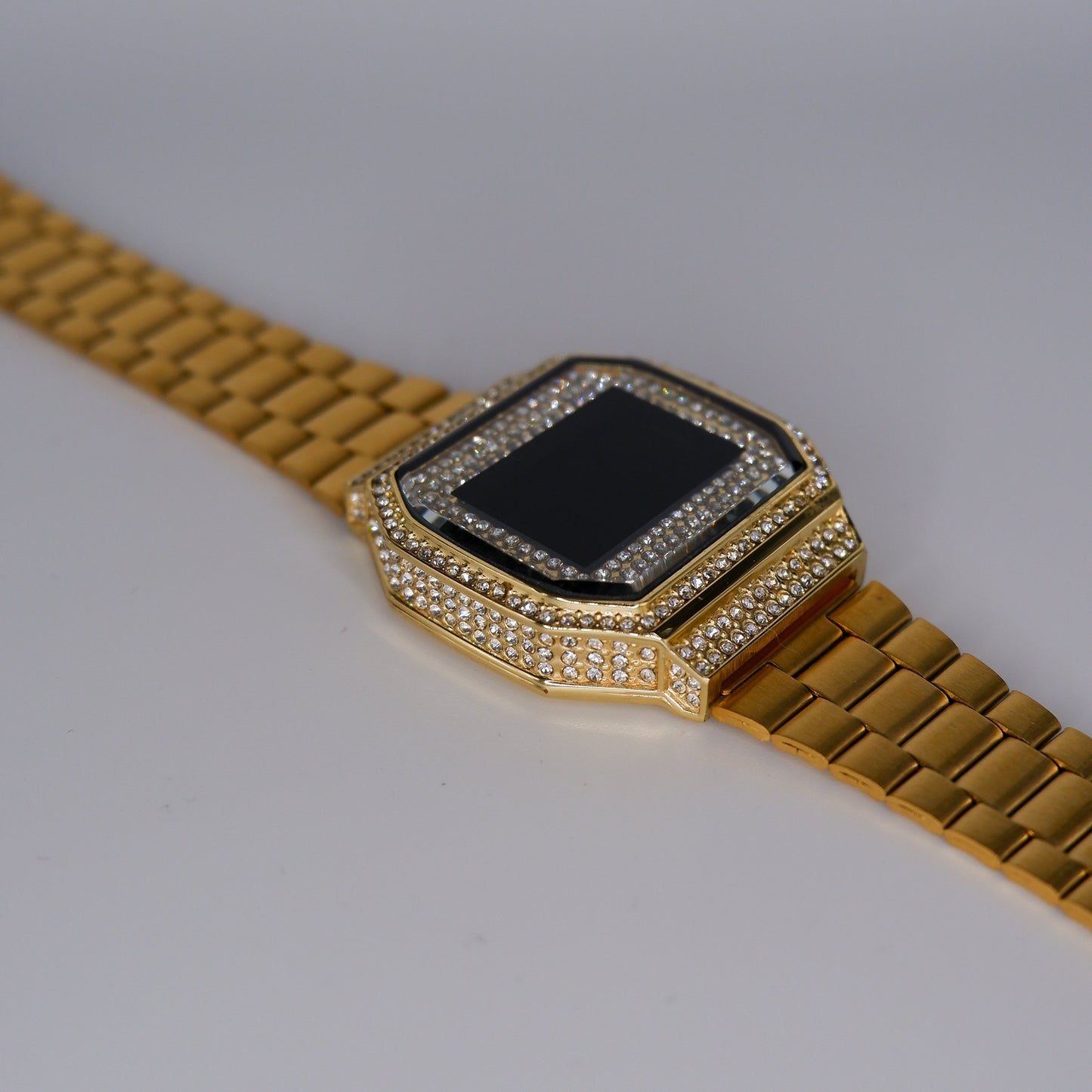 Relógio Brilhante Quadrado