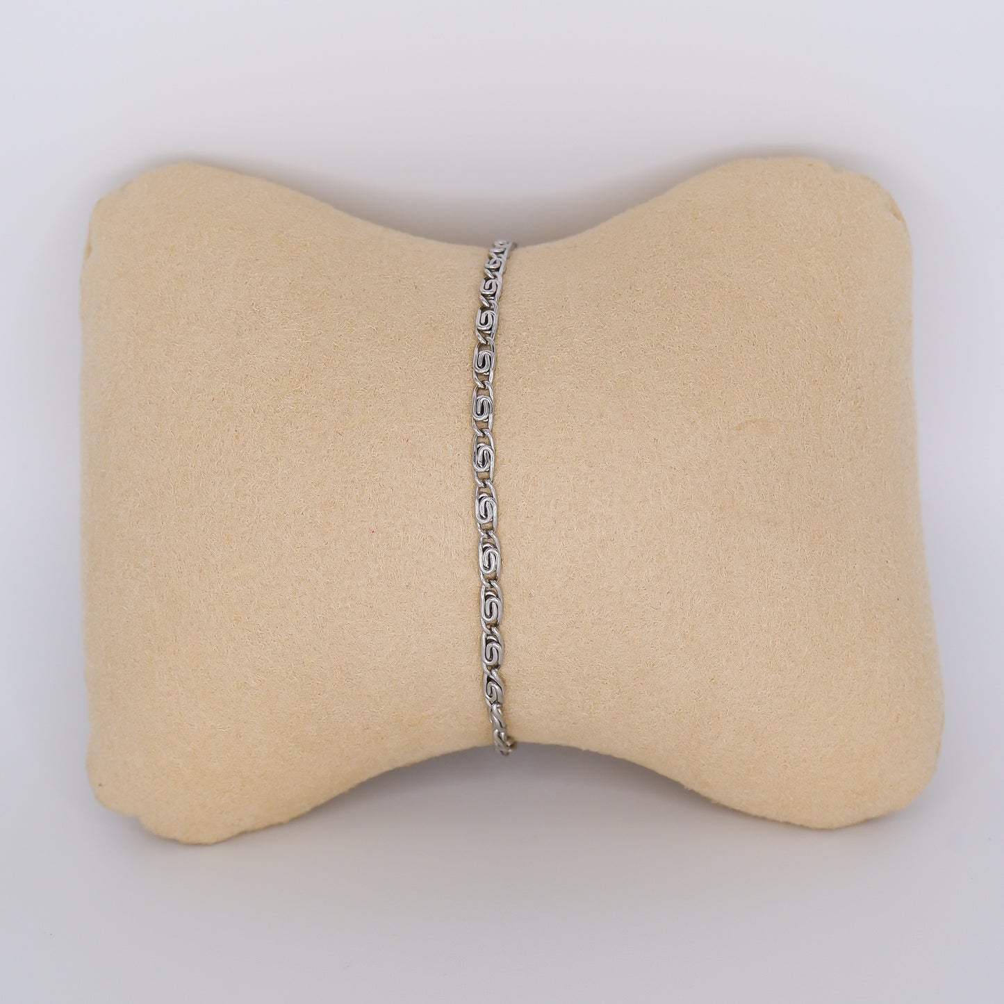 Pulseira Aço Inoxidável Entrelaçada
