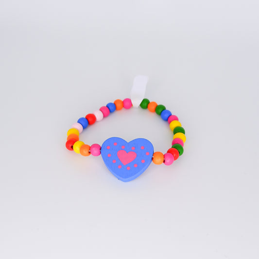 Pulseira Colorida com Coração