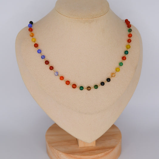 Colar Bolinhas Coloridas
