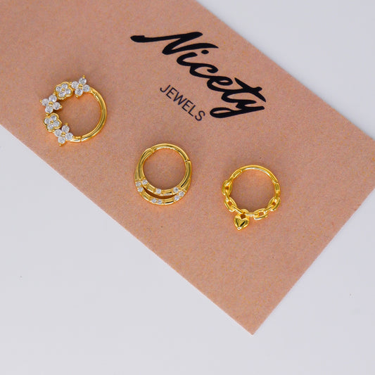 Piercing Daith Prata S925
