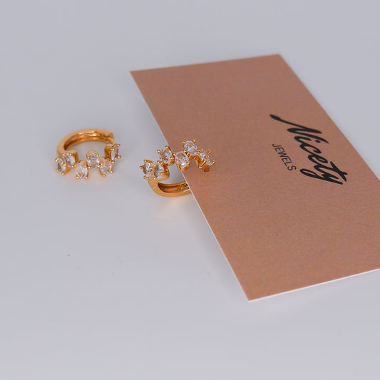 Argola Hipoalergénica Brilhos Separados