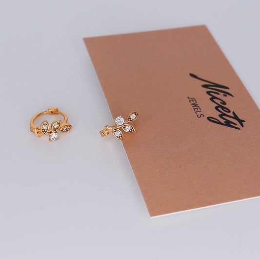 Argola Hipoalergénica Folha