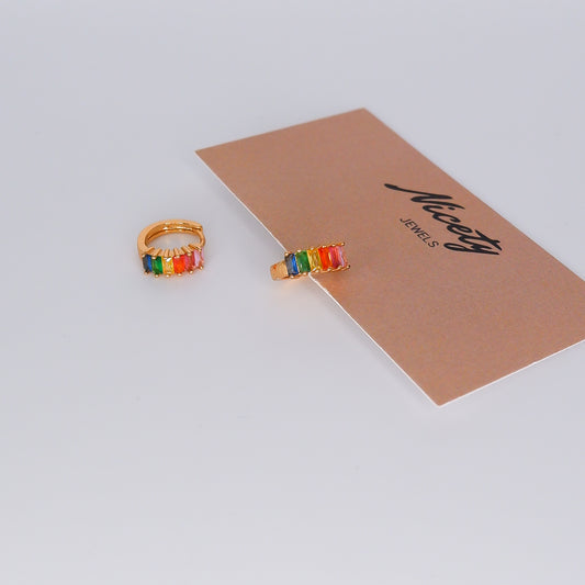 Argola Hipoalergénica Colorida