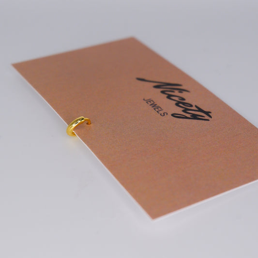 Mini Argolas 4,5mm S925 Dourada