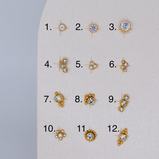 Piercing Achatado 12 Modelos 1