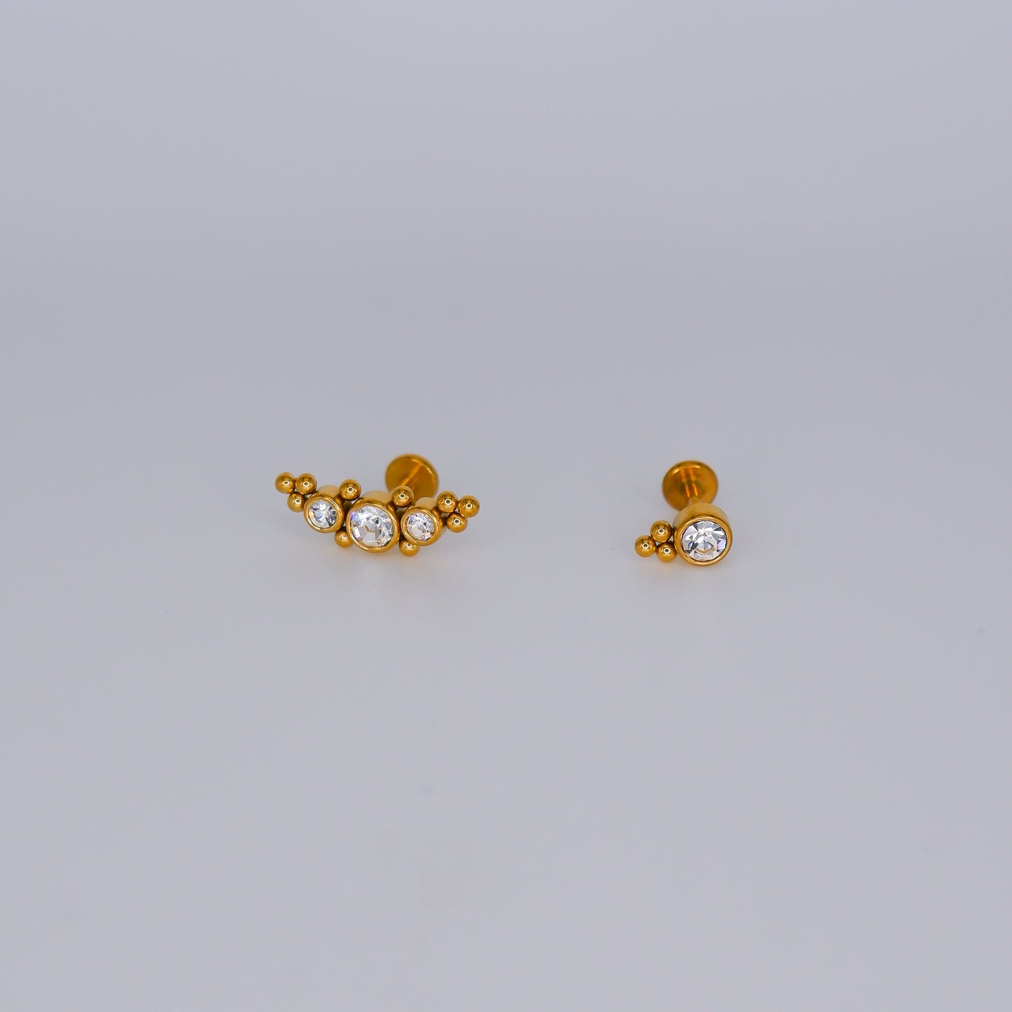 Piercings Achatados