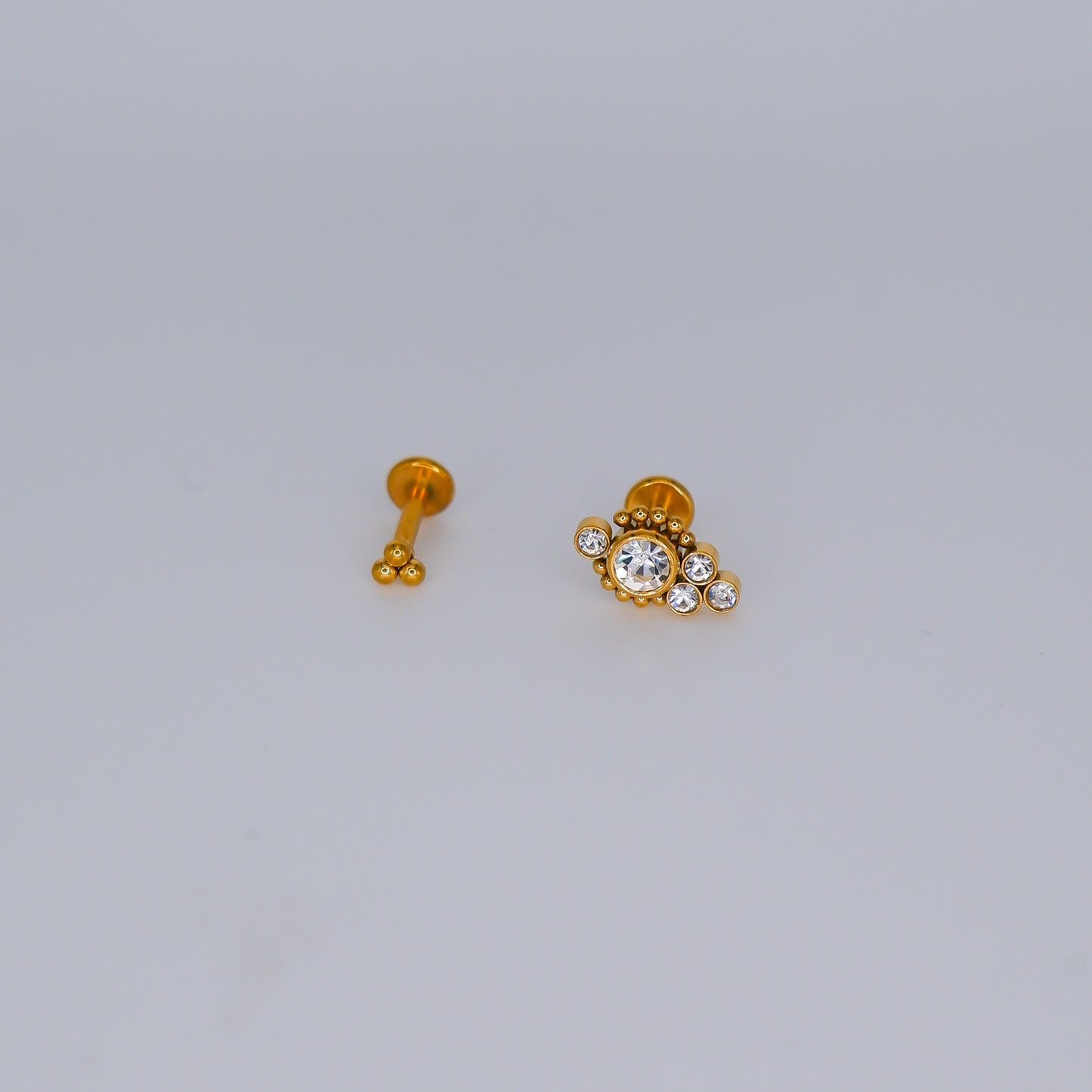 Piercings Achatados