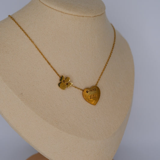 Colar Mãe Anjo dourado