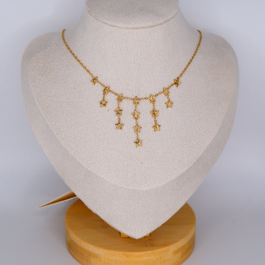 Colar Estrelas Pendentes