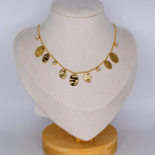 Colar Medalhas com Brilhos