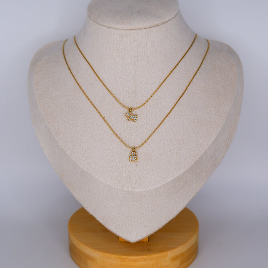 Colares Cão e Urso Brilhante