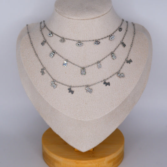 Colares Olho, Cão e Urso Brilhantes