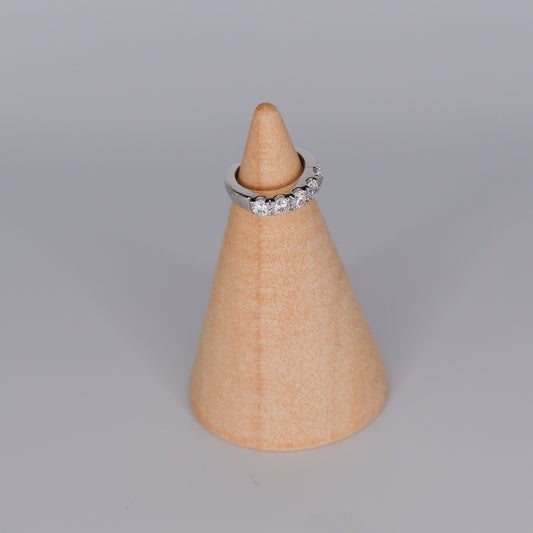 Earcuff Prateada Brilhantes