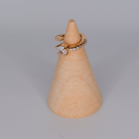 Earcuff Hipoalergénica com Quadrado