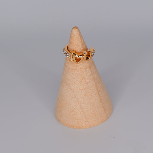 Earcuff Hipoalergénica I love you