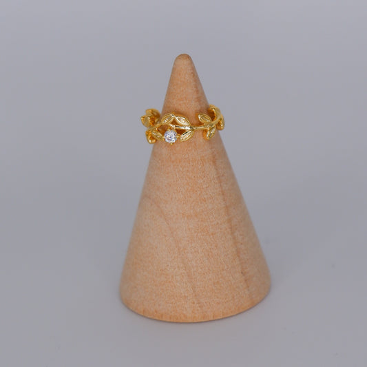 Earcuff Dourada Silva