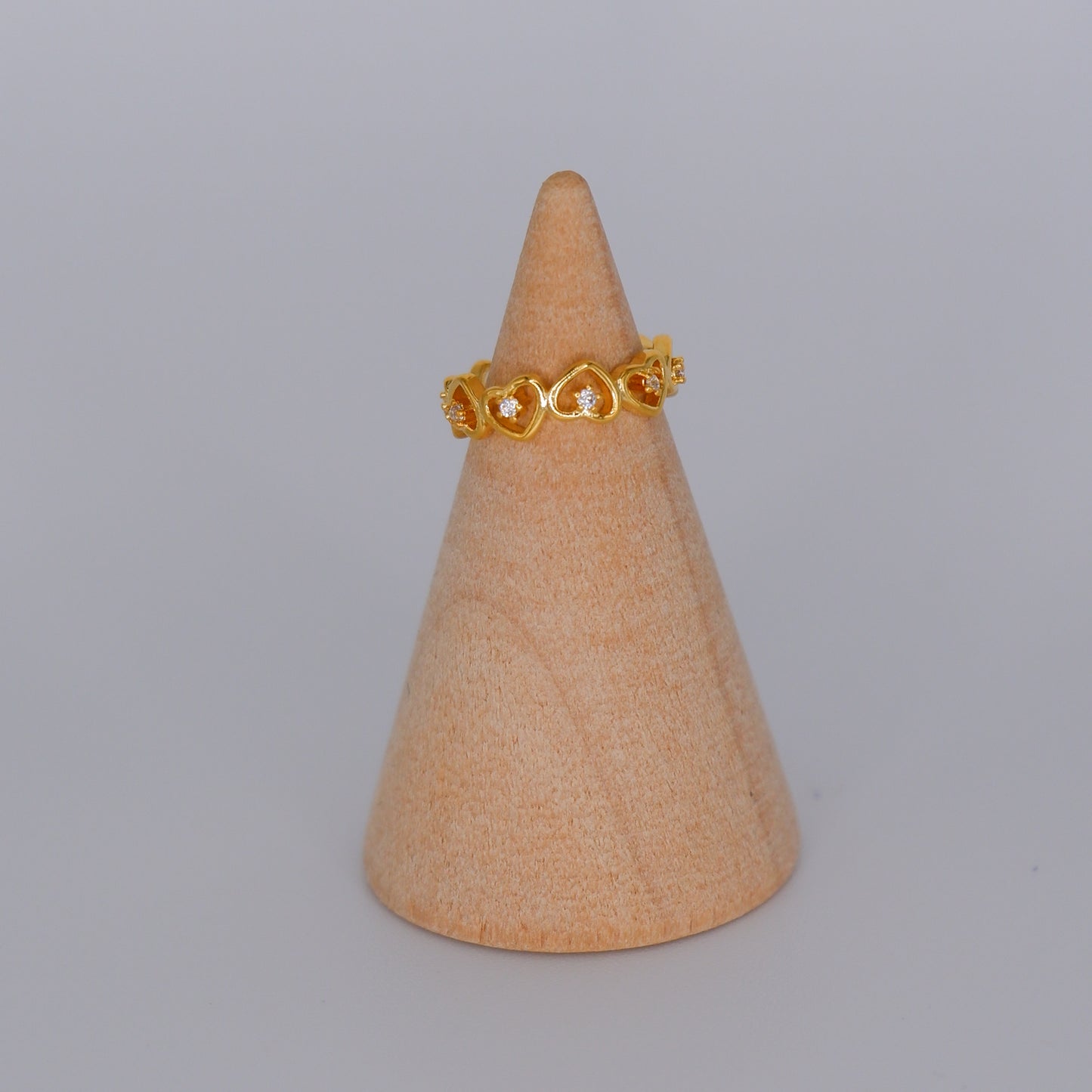 Earcuff Corações Brilhantes