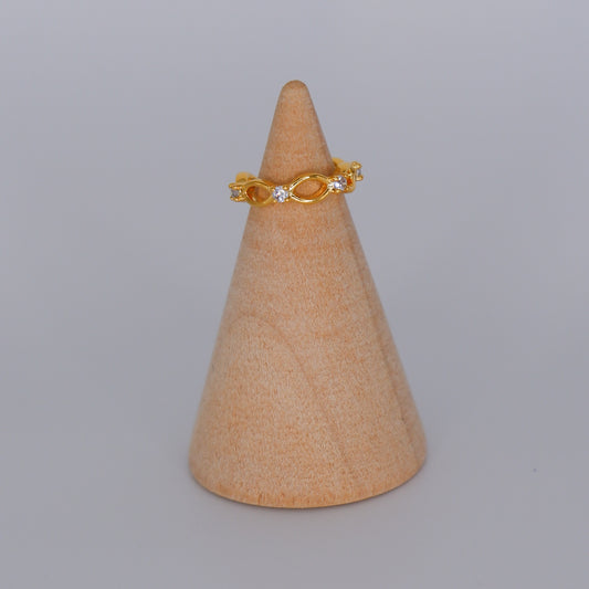 Earcuff Dourada Brilhantes