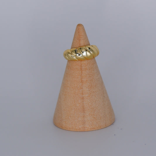 Earcuff S925 Dourada Croissant