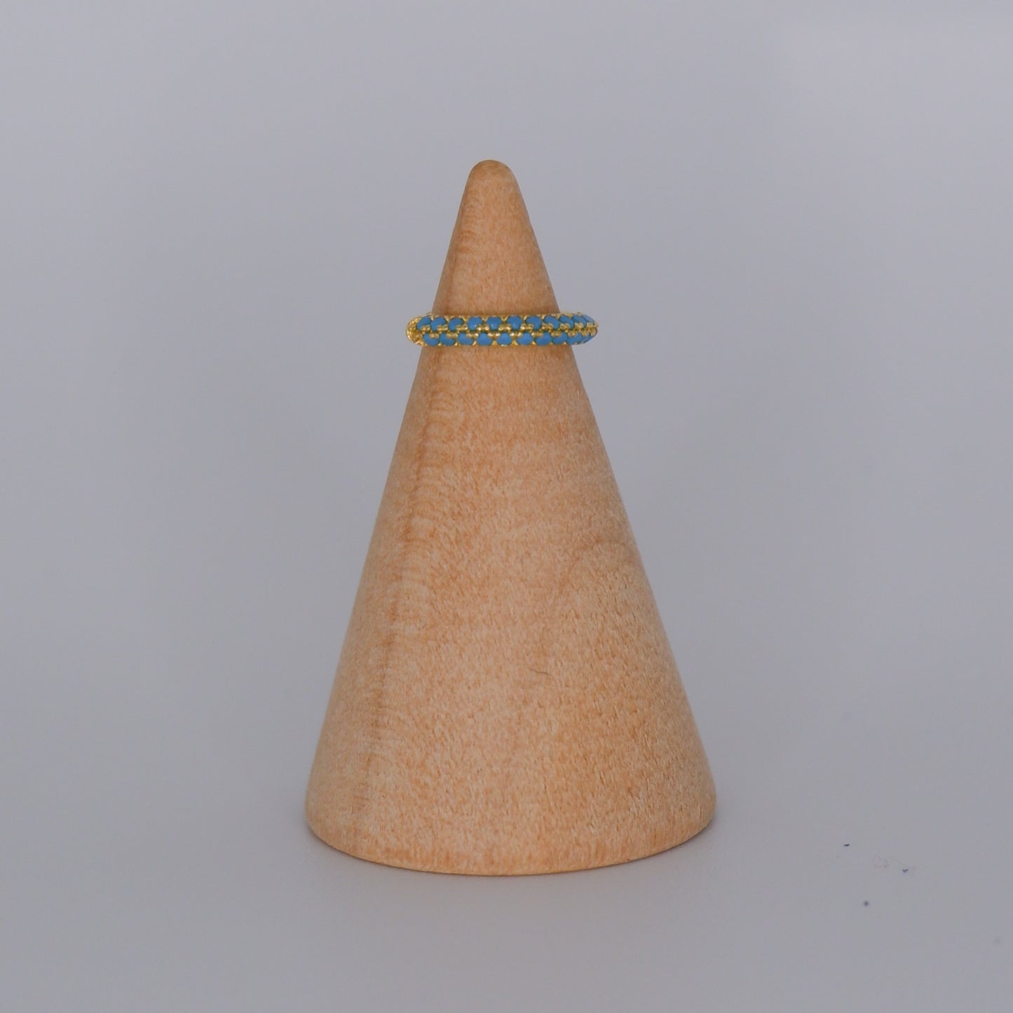 Earcuff S925 Dourada e Azul