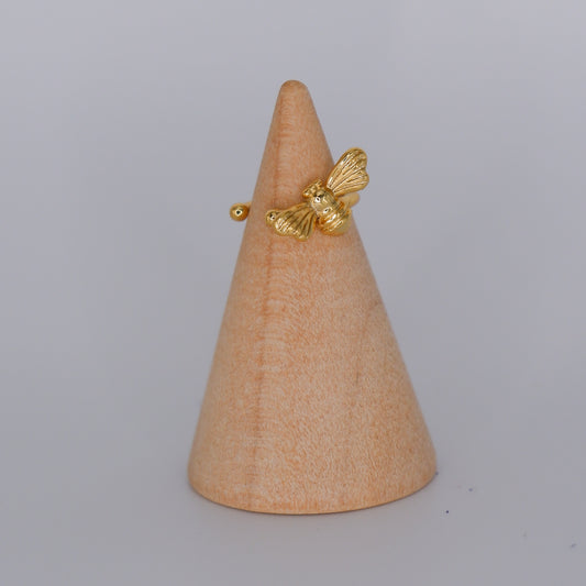 Earcuff S925 Dourada Abelha