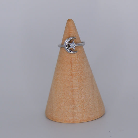 Earcuff Prateada Lua