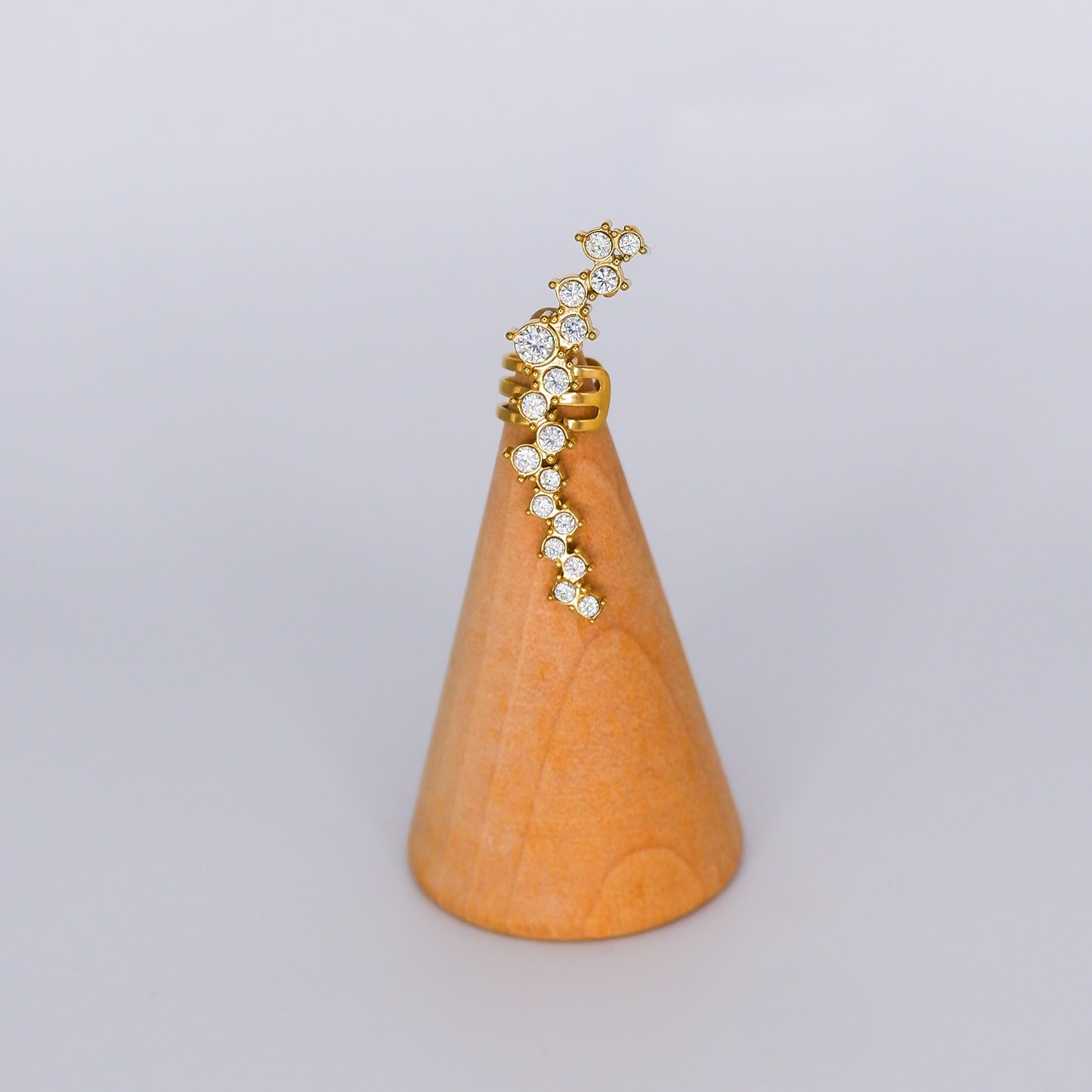Earcuff Brilhos Transparentes
