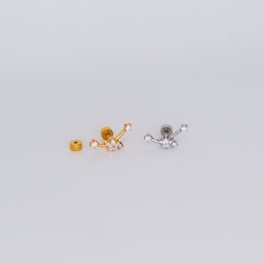 Piercing Aço Inoxidável Estrelas