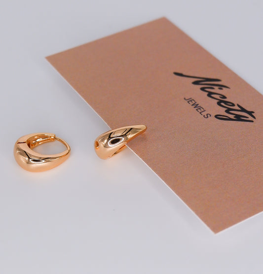 Argola Hipoalergénica Oval