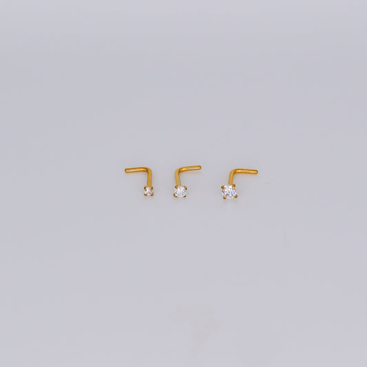 Piercing Nariz Aço Inoxidável Brilho